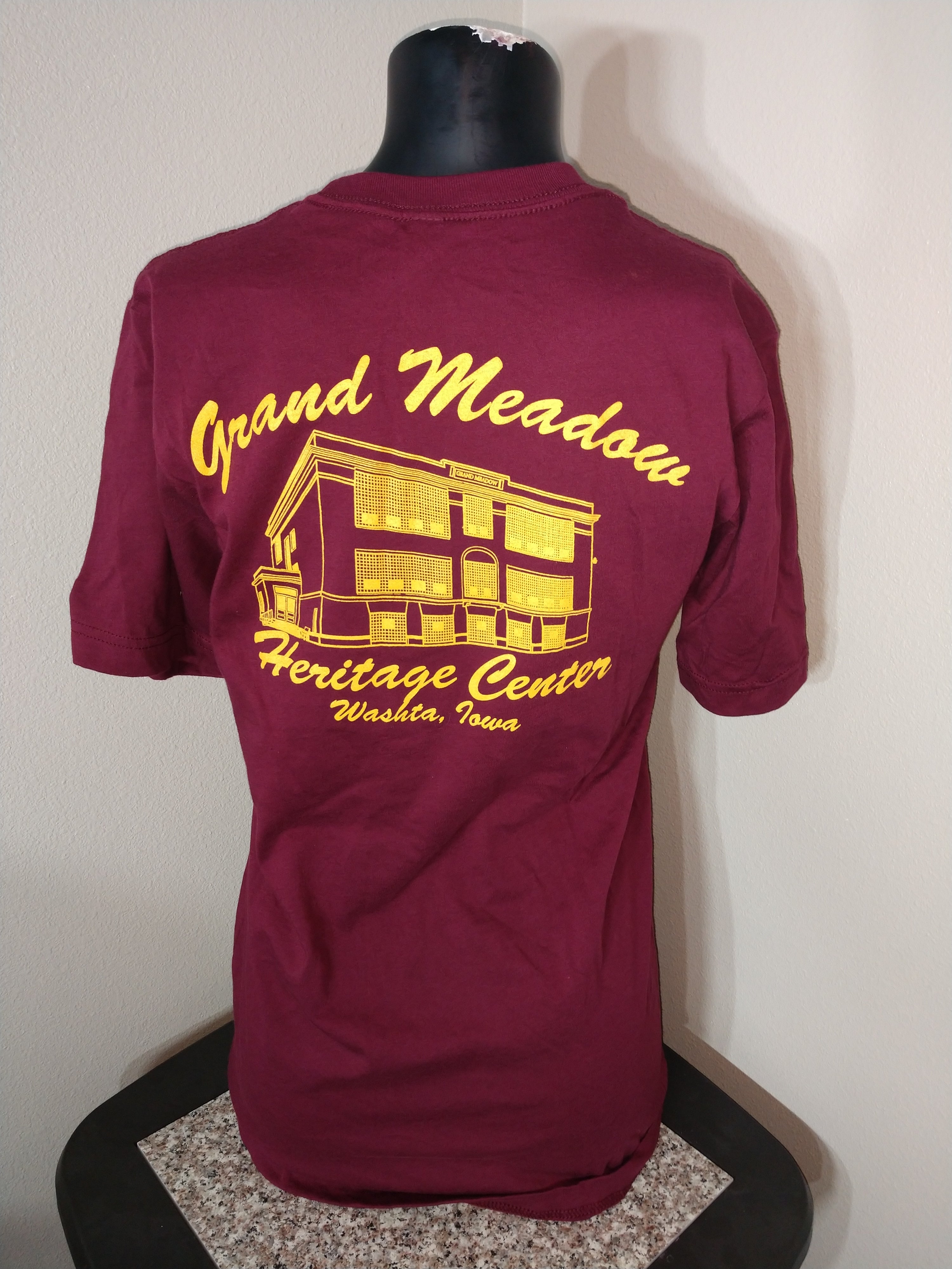 Adult Maroon/Gold T-Shirt Small Adult Maroon/Gold T-Shirt Small
